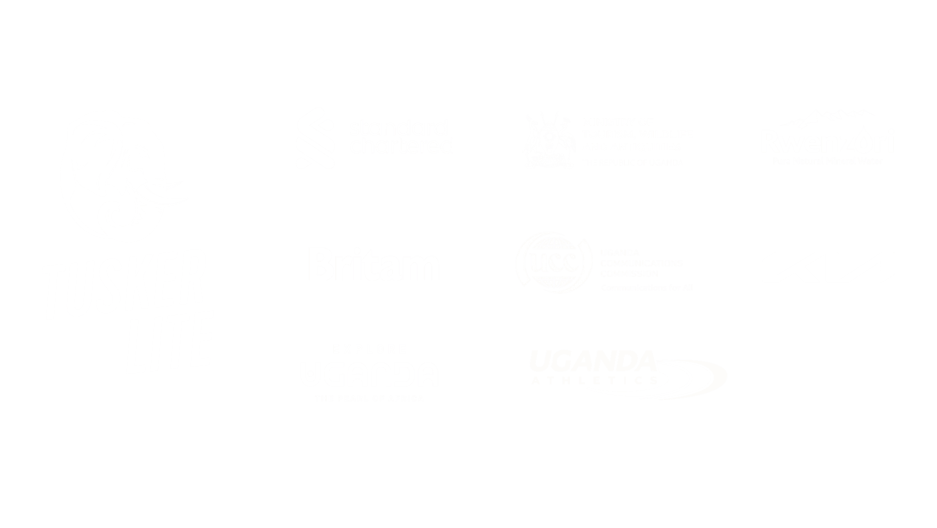 Tusker Lite Rwenzori Marathon sponsor logos